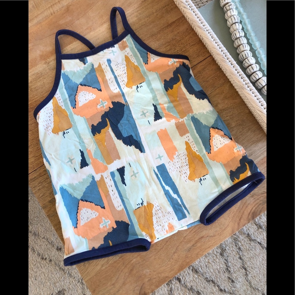 Cotton Bottom Designs Watercolor Romper